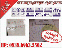 Sticker Segel